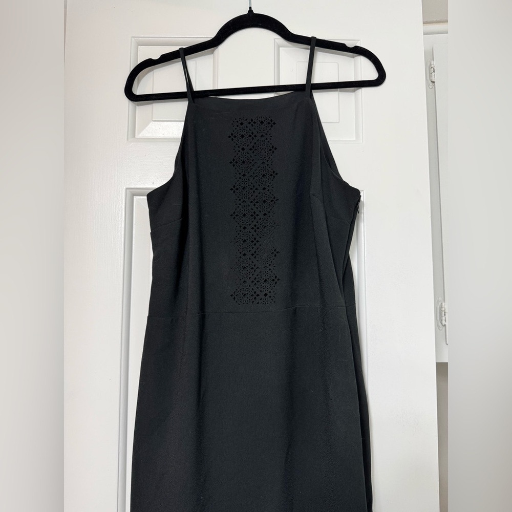 Banana Republic Black Dress with Eyelet Detail
